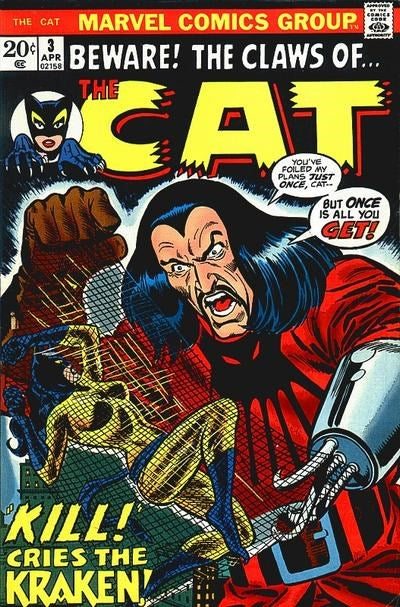 THE CAT (1972 Series) #3 (7.0) Commander Kraken Appearance