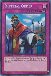 Imperial Order (LCYW-EN178) Secret Rare - Near 1st Edition