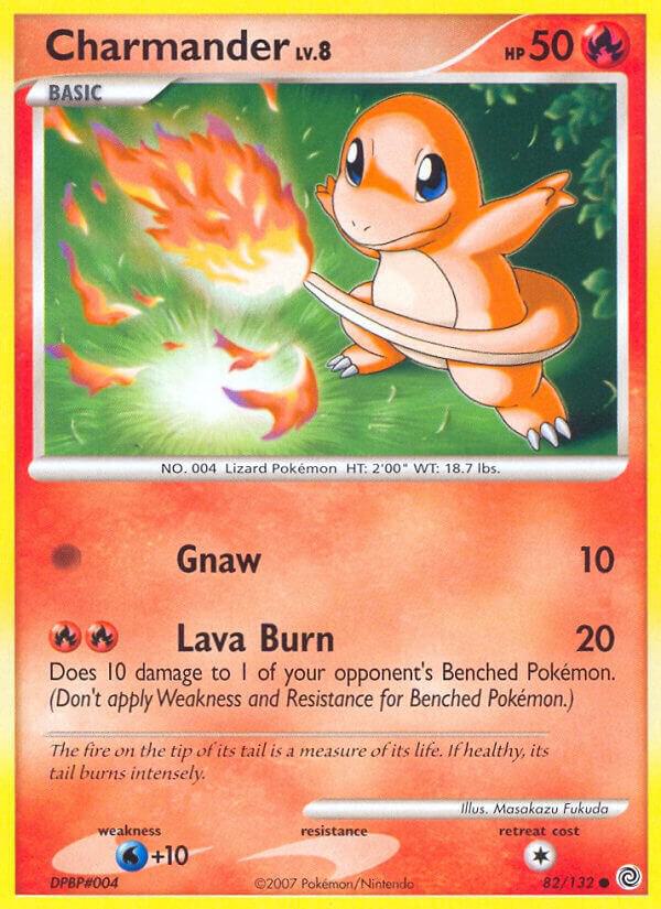 Charmander lv 8 - 82/132 (SW) Common - Near Mint