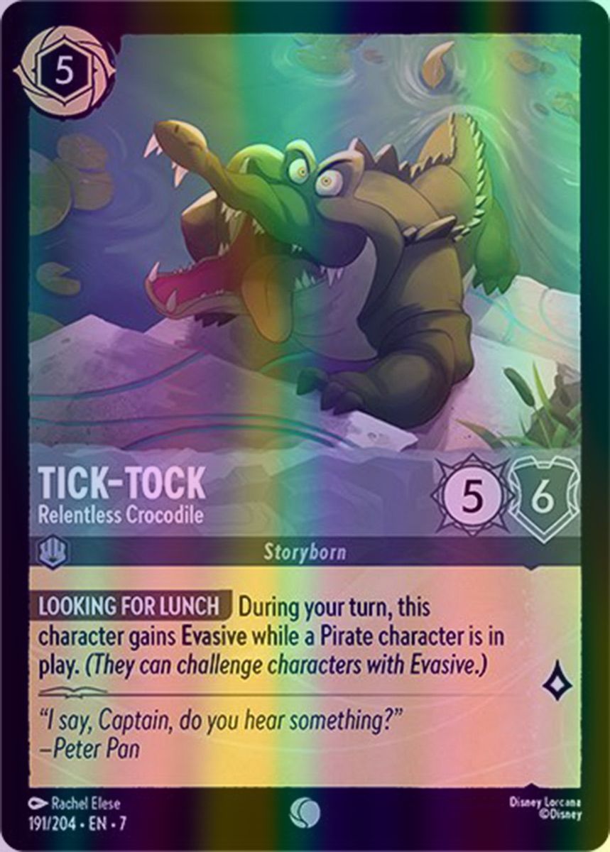 Tick-Tock - Relentless Crocodile (Archazia's Island - 191/204) Common