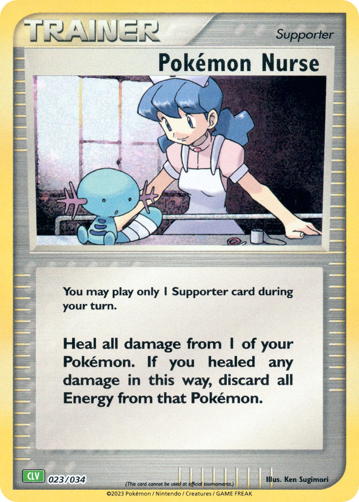 Pokemon Nurse - 023/034 (TCG:CLV) Classic Collection - Near Mint Holofoil