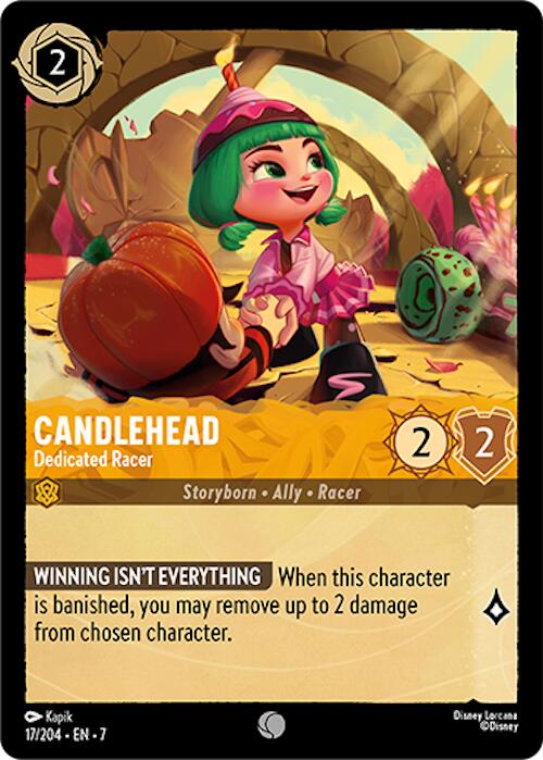 Candlehead - Dedicated Racer (Archazia's Island - 017/204) Common