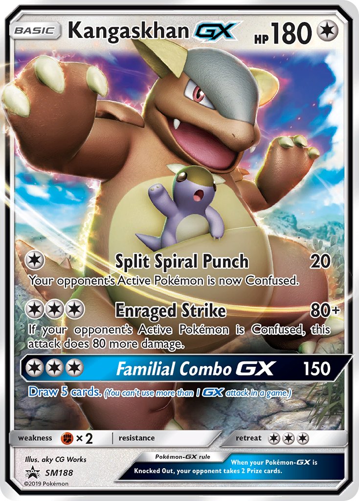Kangaskhan GX - SM188 (SM:PR) Promo - Near Mint Holofoil