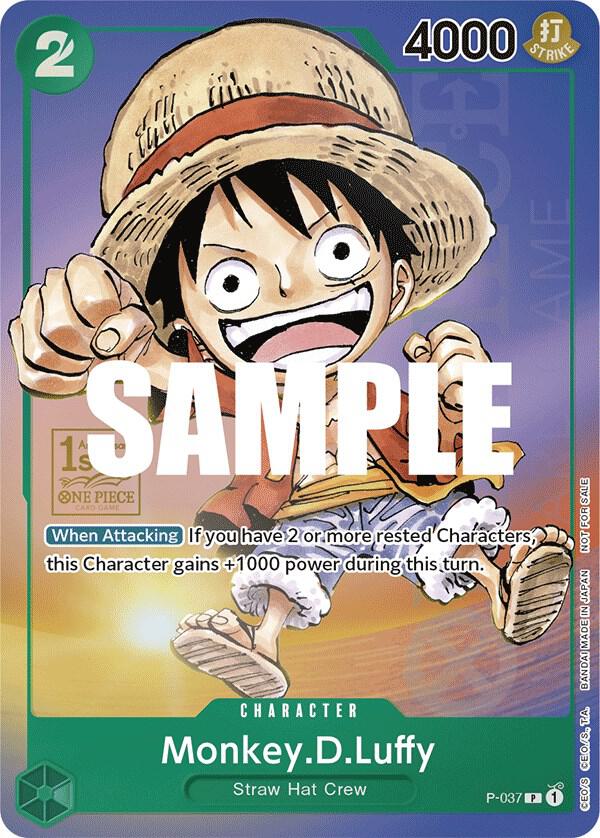 Monkey.D.Luffy (037) - 1st Anniversary Tournament (P-037)