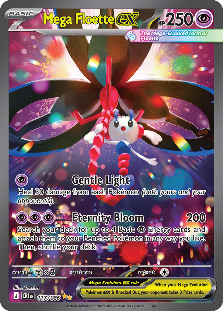 Mega Floette ex - 117/086 (CRI) Special Illustration Rare