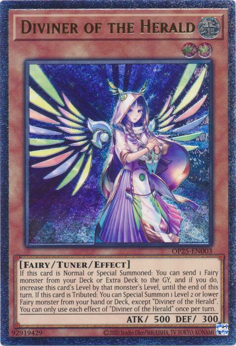 Diviner of the Herald (OP25-EN003) Ultimate Rare - Unlimited Near Mint