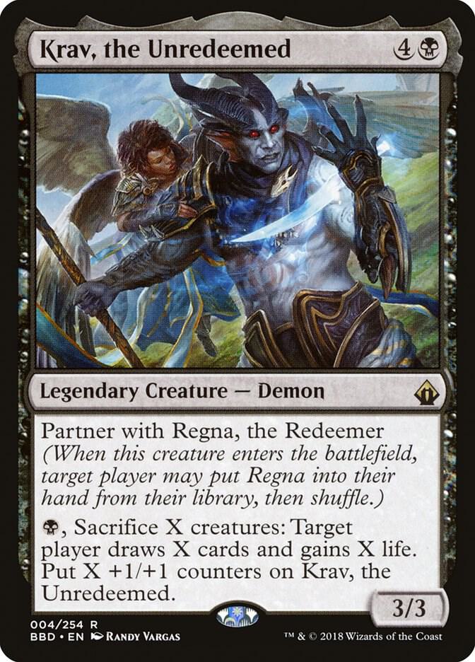Krav, the Unredeemed (BBD-R) Moderate Play