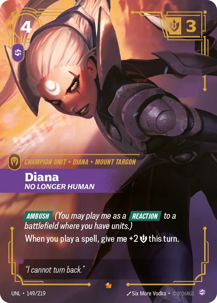 Diana - No Longer Human - 149/219 (UNL) Epic