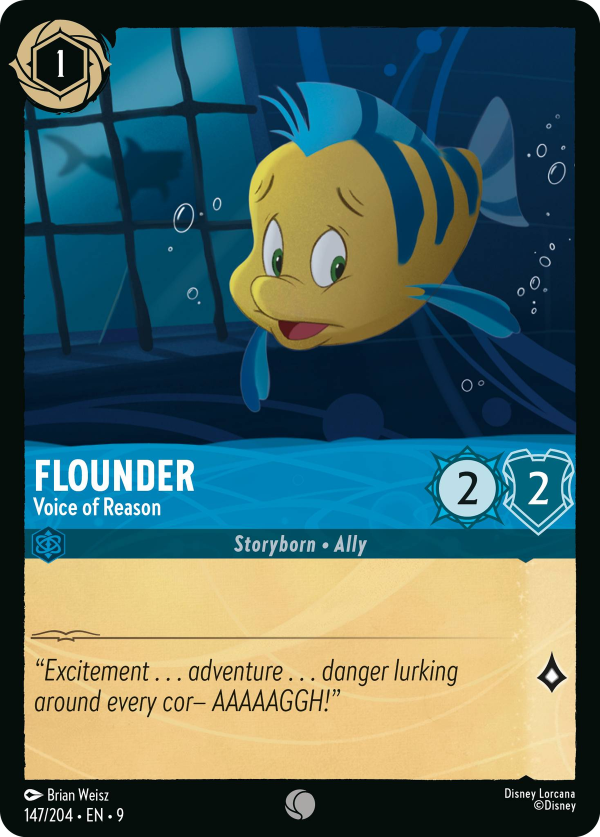 Flounder - Voice of Reason (147/204 - Fabled) Common