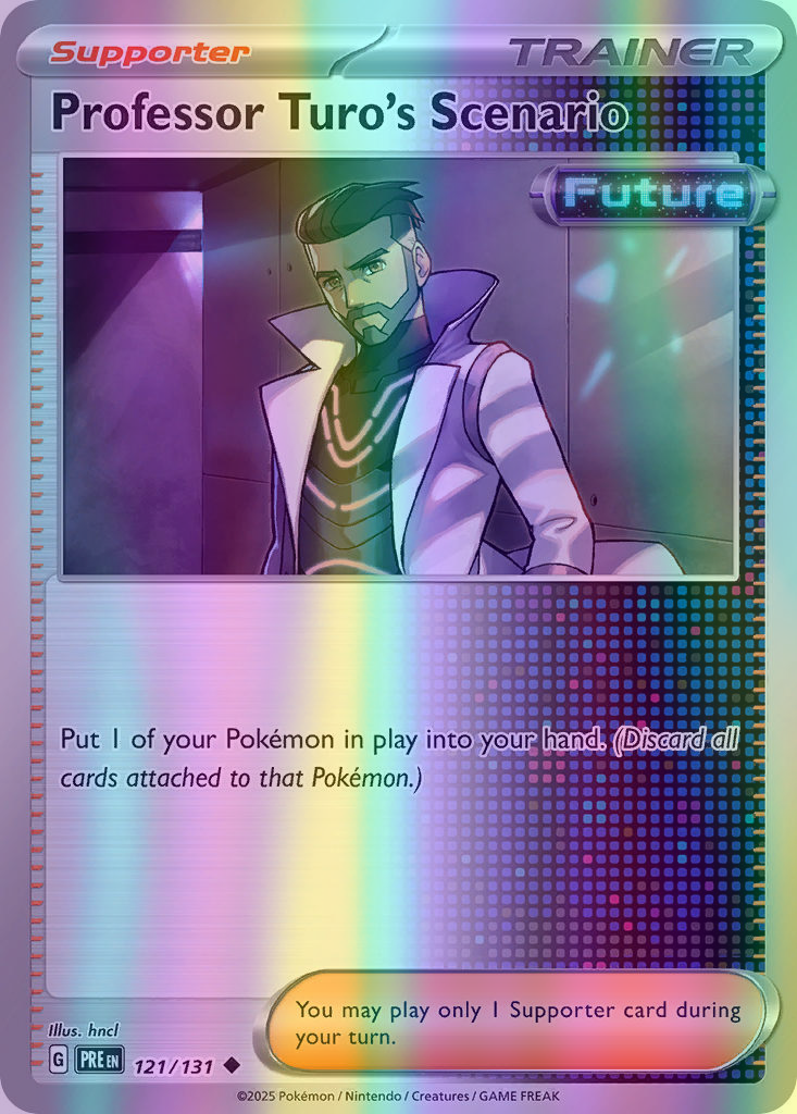 Professor Turo's Scenario - 121/131 (PRE) Uncommon - Near Mint Reverse Holofoil