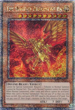 The Winged Dragon of Ra (RA03-EN137) Quarter Century Secret Rare - Near Mint 1st Edition