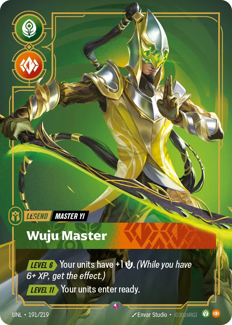 Master Yi - Wuju Master - 191/219 (UNL) Rare