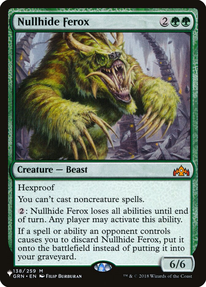 Nullhide Ferox (GRN-M-LIST)
