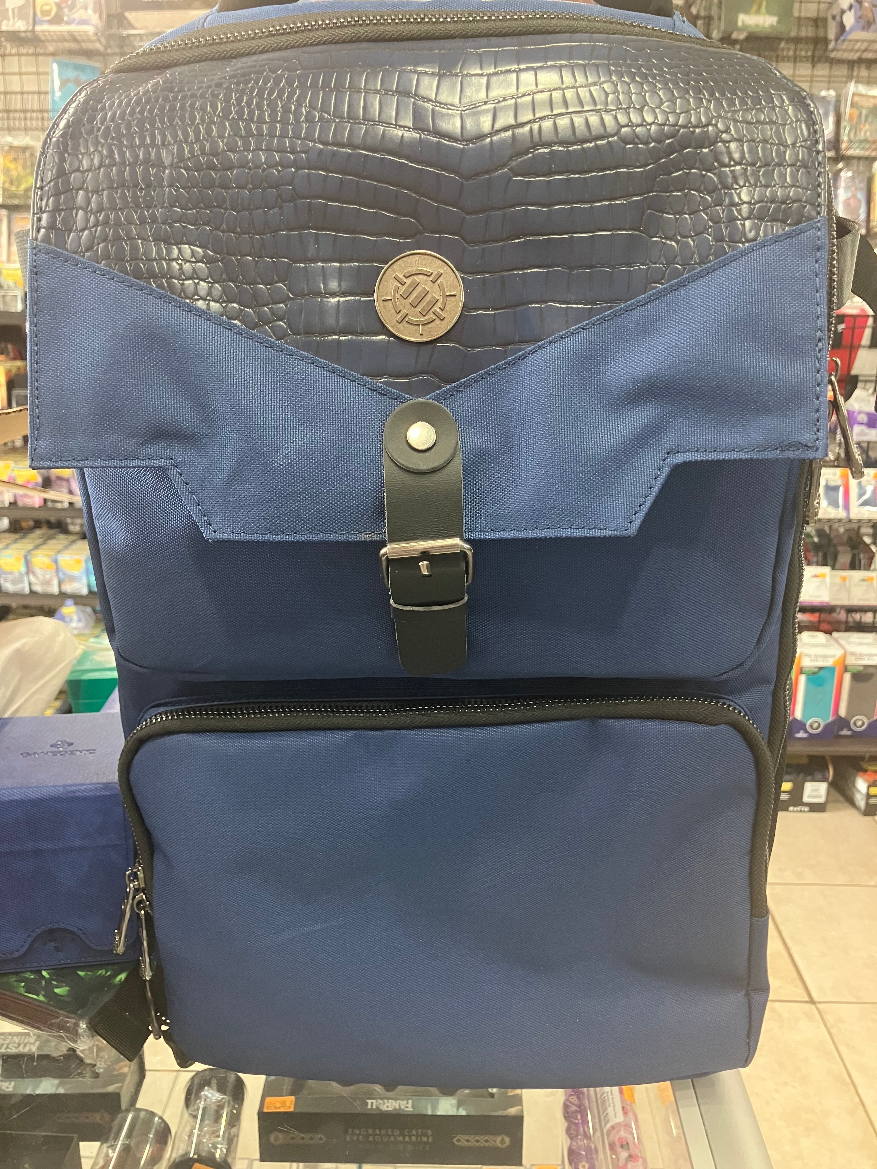 Enhance Gaming: Card Storage Backpack - Collector's Edition Blue (USED)