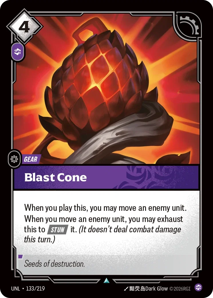 Blast Cone - 133/219 (UNL) Uncommon