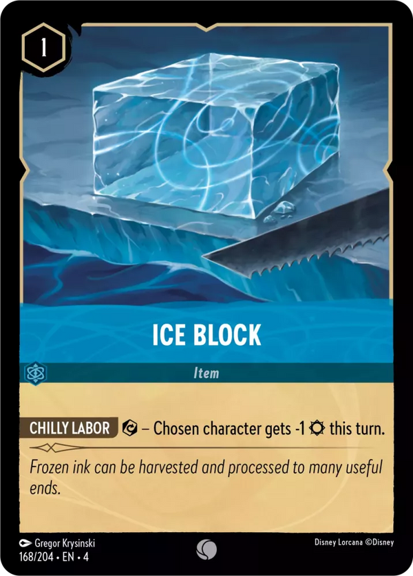 Ice Block (Ursula's Return 168/204) Common - Near Mint