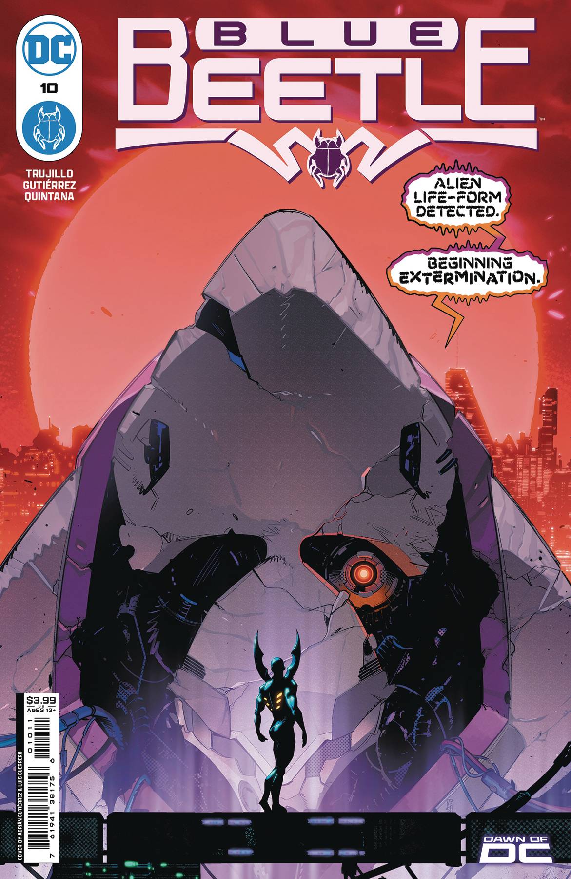 BLUE BEETLE #10 CVR A ADRIAN GUTIERREZ