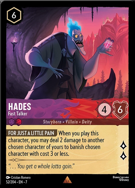 Hades - Fast Talker (Archazia's Island - 052/204) Rare