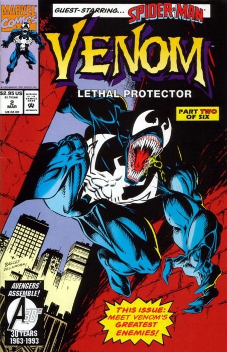 Venom: Lethal Protector (1993 Series) #2 (9.6) 1st App The Jury: Firearm, Bomblast, Sentry, Screech & Ramshot