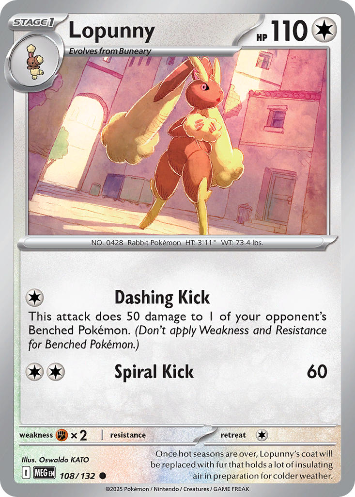 Lopunny - 108/132 (MEG) Common