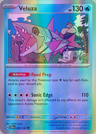 veluza pokemon card value Veluza - 045/142 (SCR) Uncommon