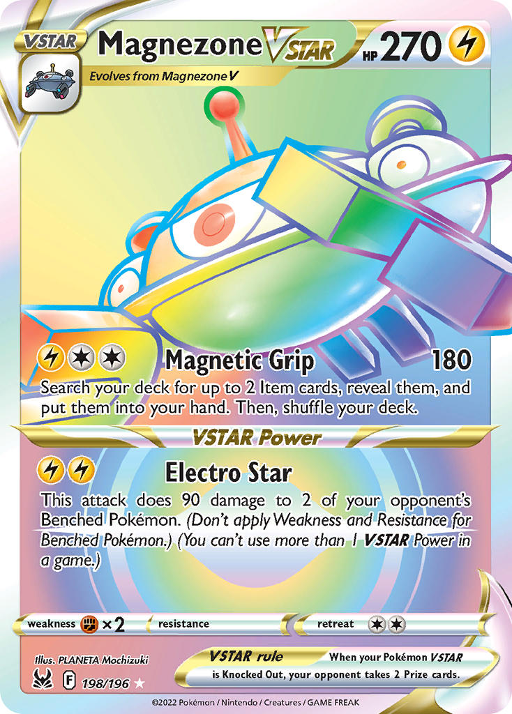 Magnezone VSTAR (Secret) - 198/196 (SWSH11) Secret Rare - Near Mint Holofoil