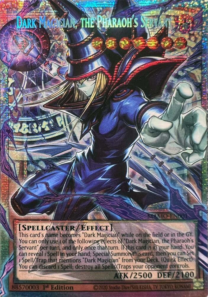 Dark Magician, the Pharaoh's Servant (Extended Art) (MAMO-EN001)