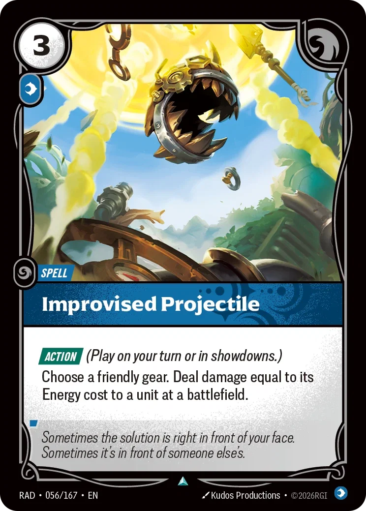 Improvised Projectile - 056/167 (RAD) Uncommon