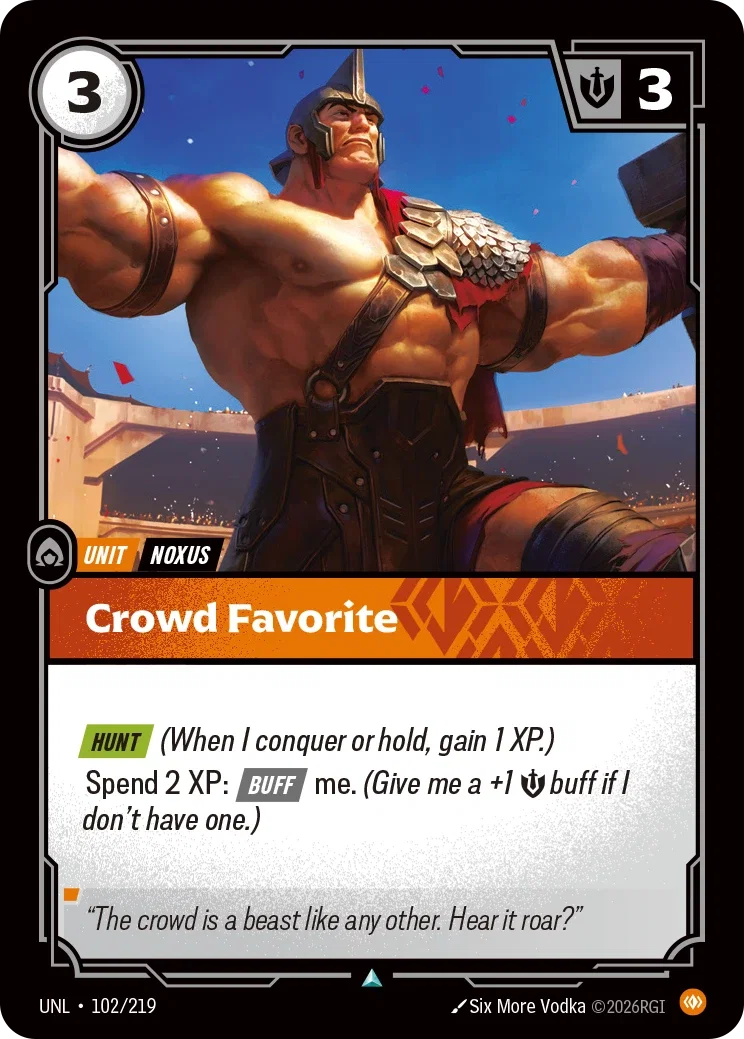 Crowd Favorite - 102/219 (UNL) Uncommon