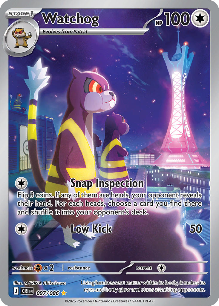 Watchog - 097/086 (CRI) Illustration Rare