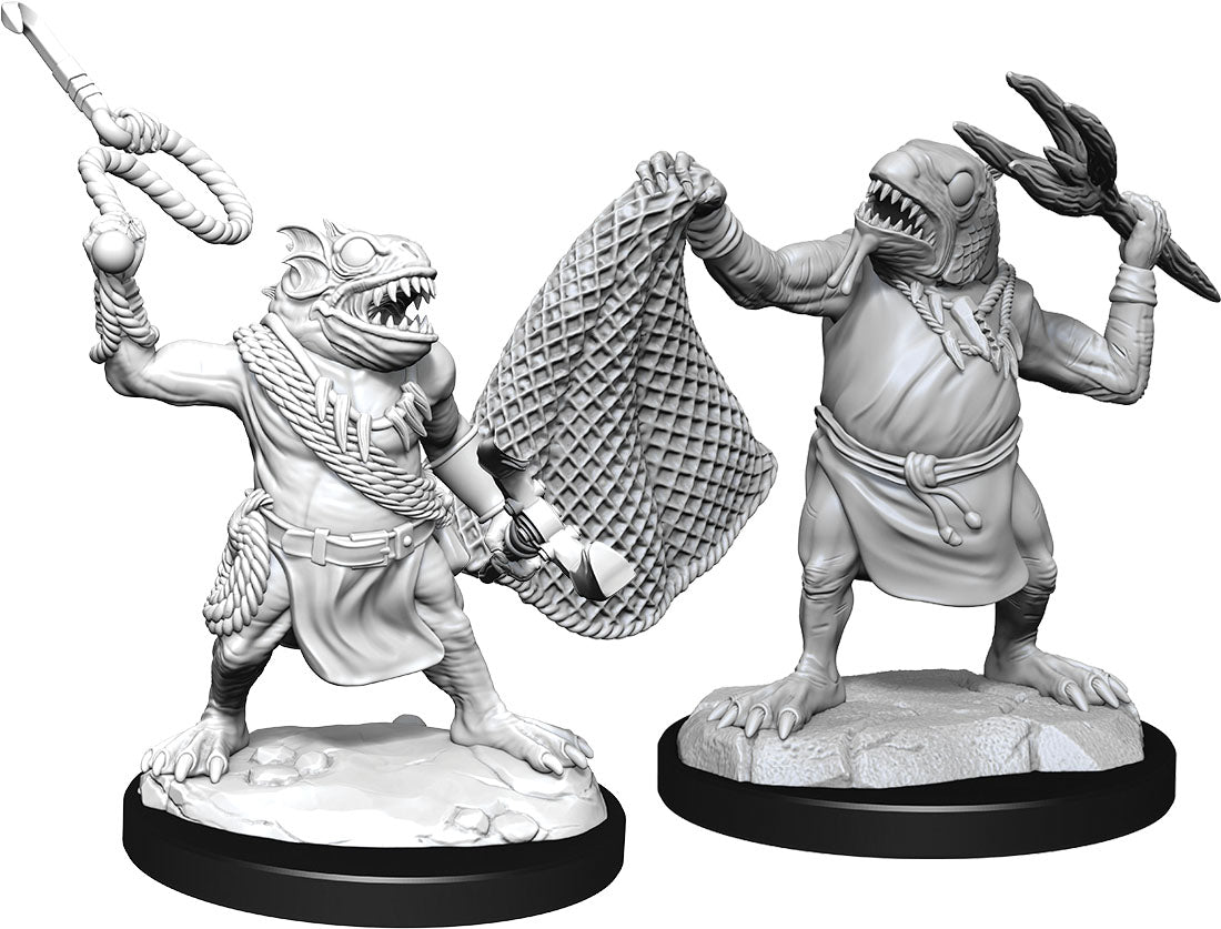 D&D: Nolzur's Marvelous Miniatures - Kuo-Toa & Kuo-Toa Whip (90246)