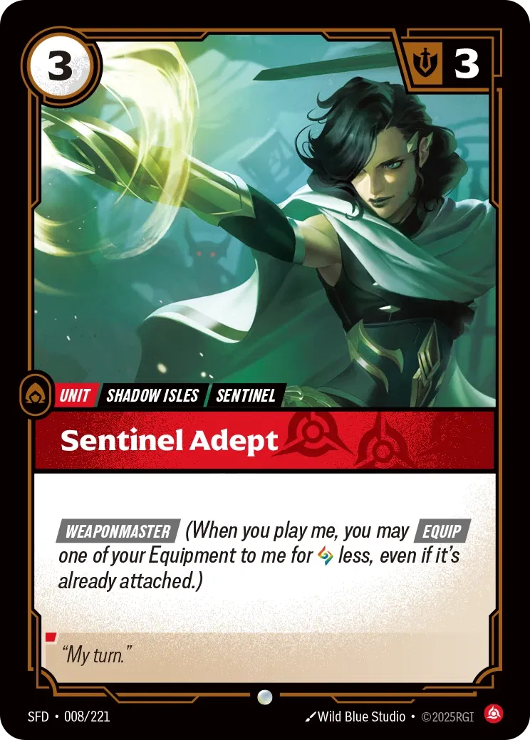 Sentinel Adept - 008/221 (SFD) Common