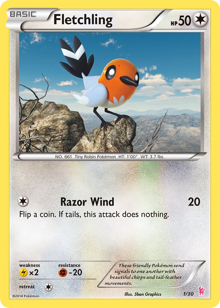 Fletchling - 01/30 (TK6S) Common - Near Mint