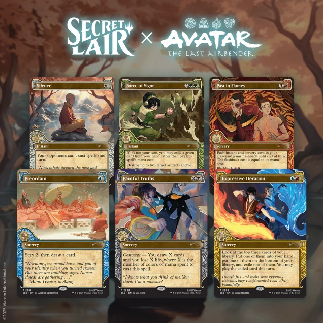 MTG: Secret Lair - Secret Lair x Avatar: The Last Airbender | One with the Elements