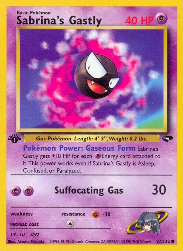 Sabrina's Gastly - 97/132 (G2) Common - Light Play Unlimited