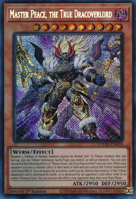 Master Peace, the True Dracoverlord (DOOD-EN018)