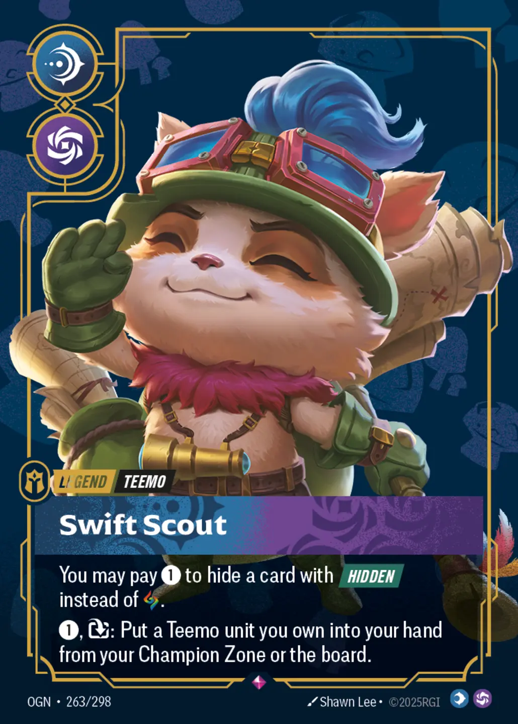 Teemo - Swift Scout - 263/298 (OGN) Rare