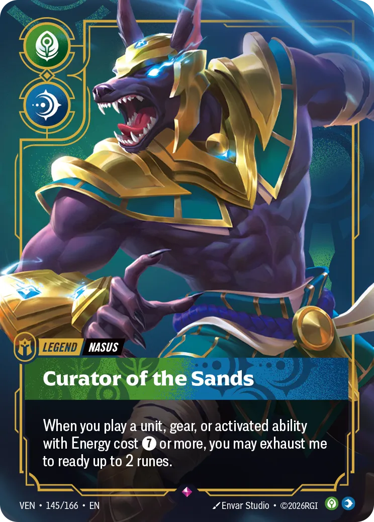 Nasus - Curator of the Sands - 145/166 (VEN) Rare