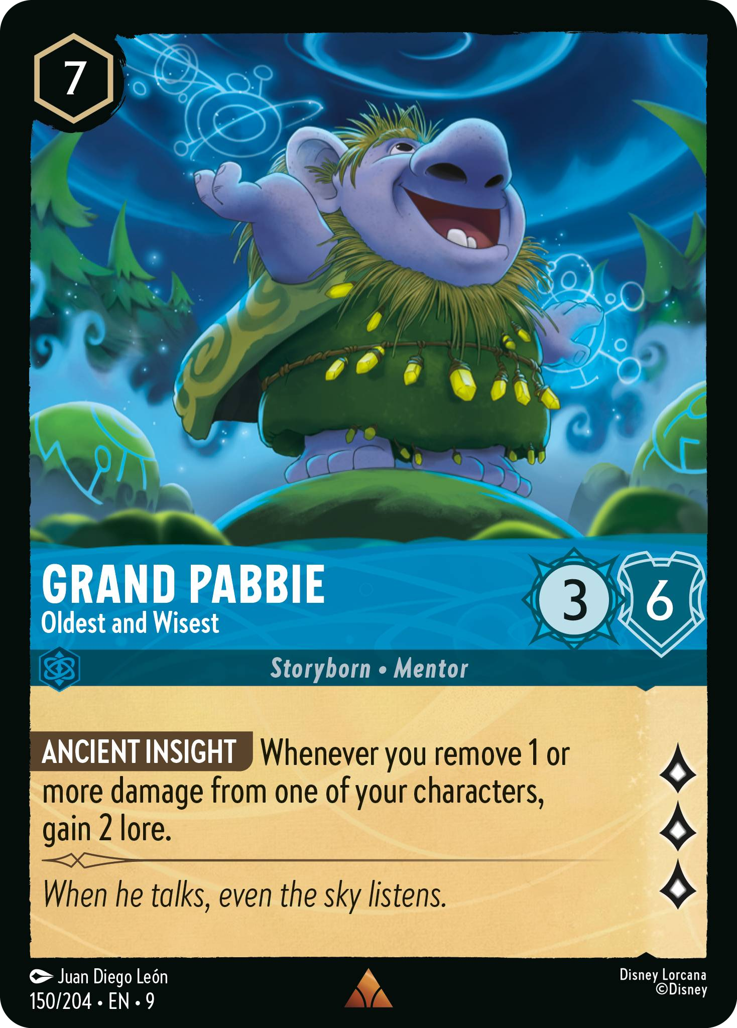 Grand Pabbie - Oldest and Wisest (Fabled - 150/204) Rare