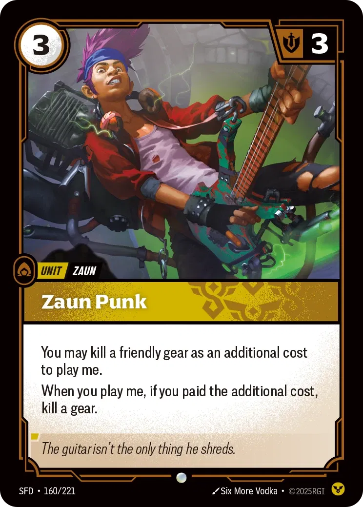 Zaun Punk - 160/221 (SFD) Common