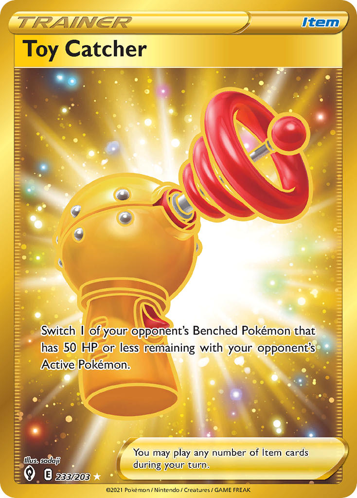 Toy Catcher (Secret) - 233/203 (SWSH07) Secret Rare - Near Mint Holofoil