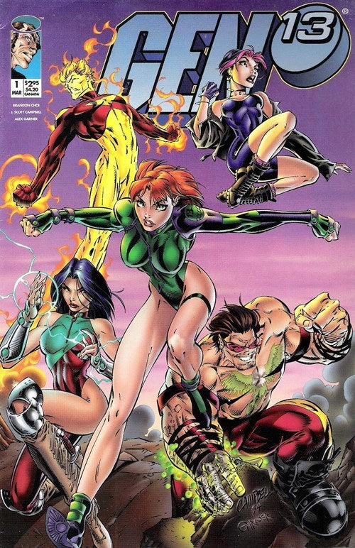 Gen 13 (1995 Series) #1-11 (9.4) Comic Bundle