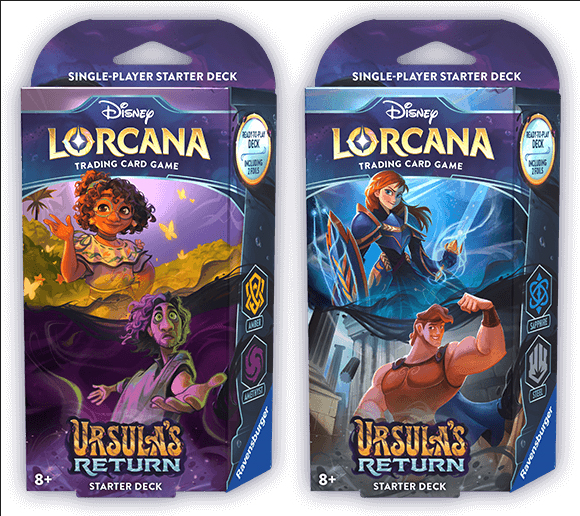 Disney Lorcana TCG: Ursula's Return Sapphire & Steel Starter Deck Disney Lorcana TCG: Ursula's Return Sapphire & Steel Starter Deck