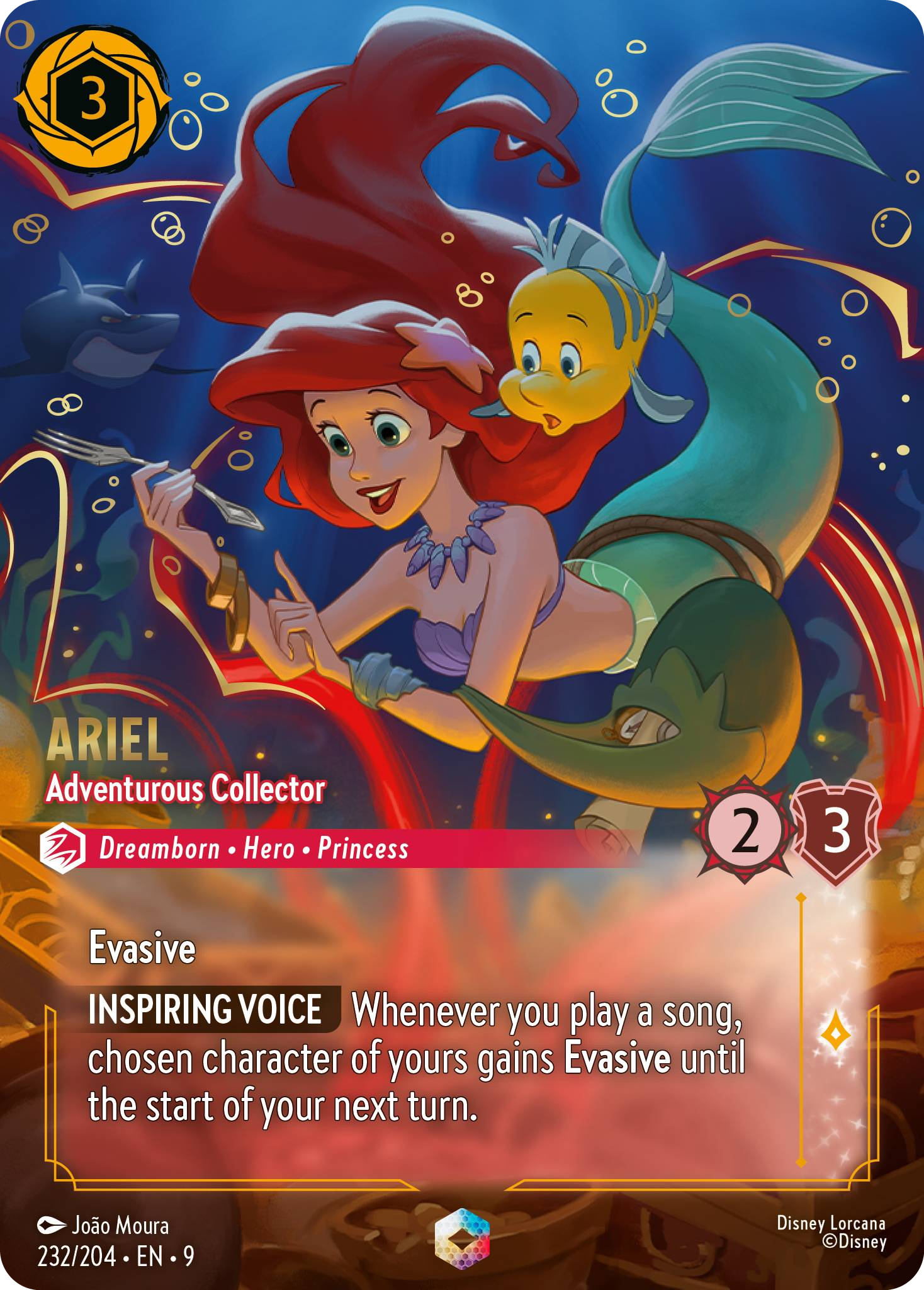 Ariel - Adventurous Collector (Fabled - 232/204) Enchanted