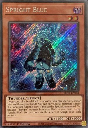 Spright Blue (POTE-EN003) Secret Rare - 1st Edition Near Mint