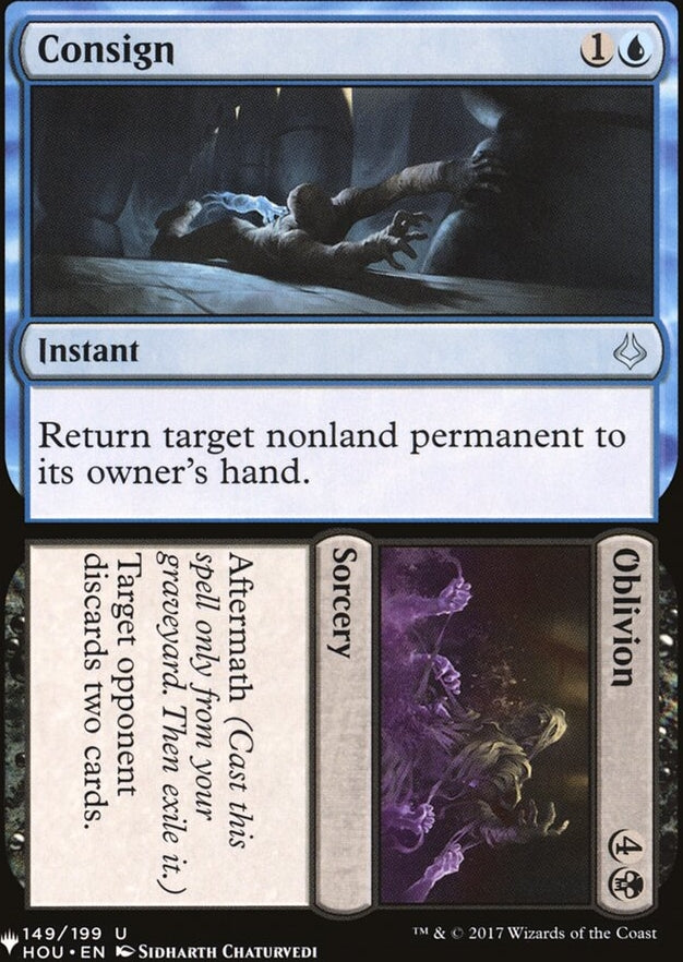 Consign // Oblivion (HOU-U-LIST)