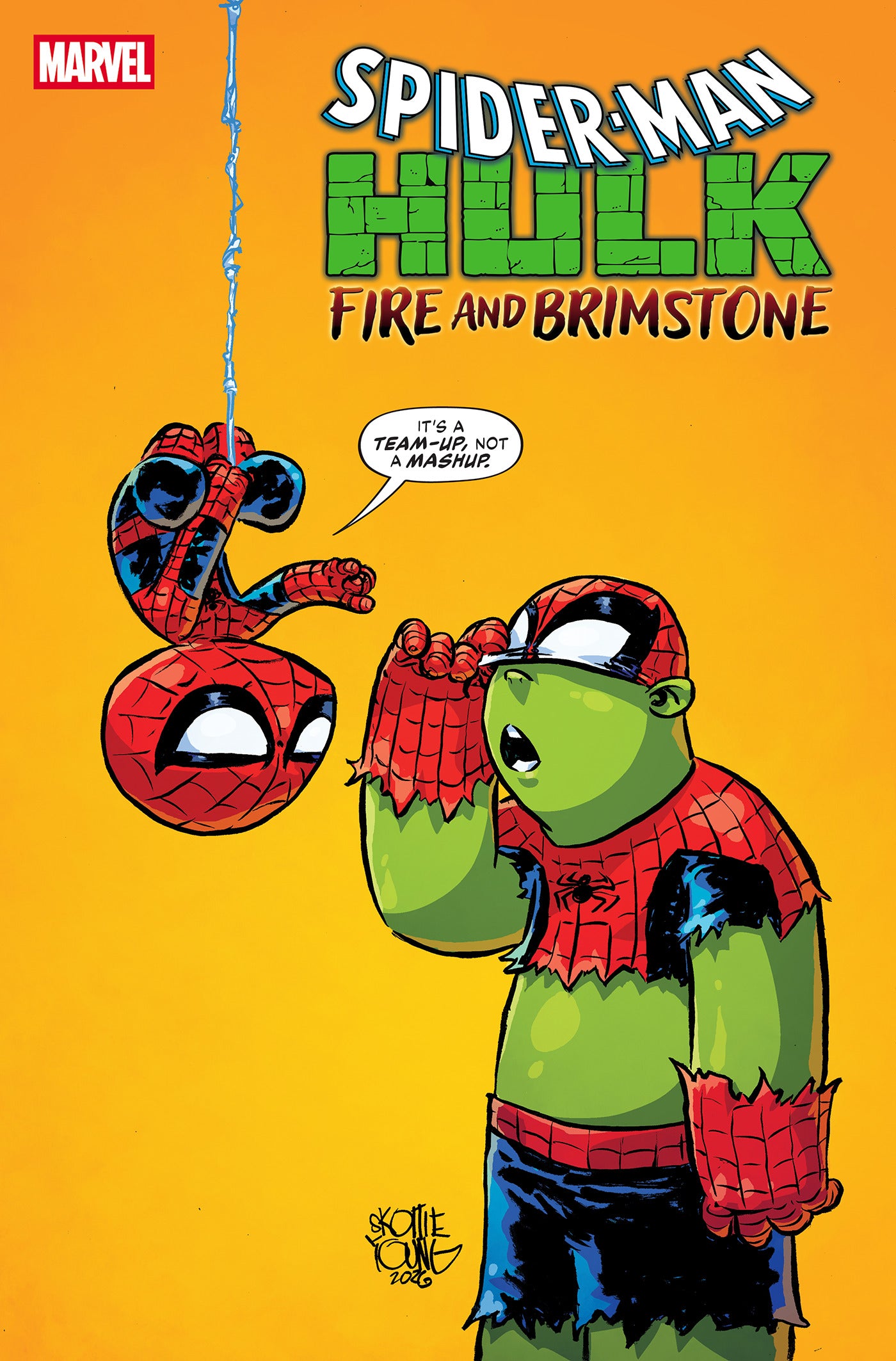 SPIDER-MAN/HULK: FIRE AND BRIMSTONE #1 SKOTTIE YOUNG VARIANT