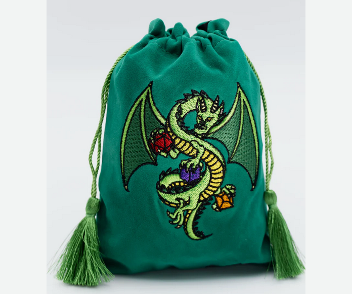 Dice Bag - Green Dragon