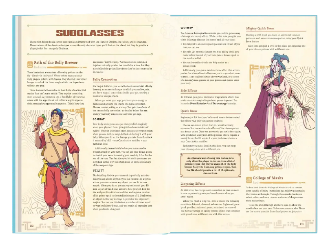 D&D 5E OGL: Campaign Setting - Obojima Tales From The Tall Grass