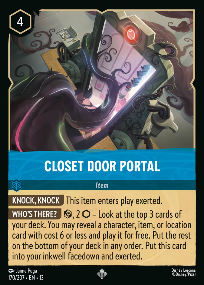 Closet Door Portal (170/204 - Attack of the Vine!) Super Rare